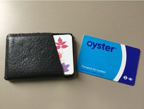 dünne Geldbörse aus Leder - Zubehör slim wallet 3d print model - Mito3D