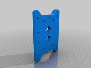 remix robflip's v2 tevo tarantula bed support main body - wheel slop removal acrylic part elimination 3d printer parts 3d print model - Mito3D