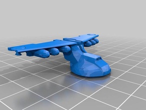 tau missile tank turret toys & games 3d print model - Mito3D