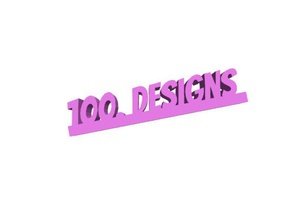 letter monument sign sculptures customizable customizer label letters name tag signs 3d print model - Mito3D