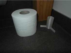 scorta igienica - spare toilet paper support bathroom 3d print model - Mito3D