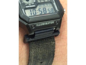 casio ae1300wh nato adapter fashion ae1300 watch 3d print model - Mito3D