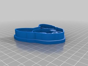 chihuahua cortador de galletas La impresión en 3d hornear bakingcookies herramientas para perro 3d print model - Mito3D