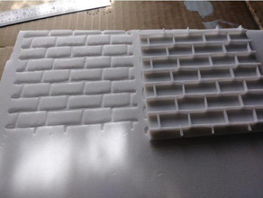 donjon en briques de timbre l'art des outils 3d print model - Mito3D