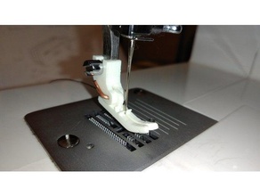 sewing machine foot 6mm lucznik similar parts 3d print model - Mito3D