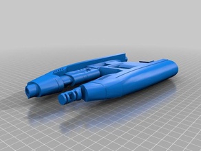 star lord gun revision 2 3d printing 3d print model - Mito3D