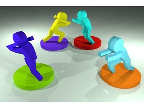 puush caawy, Männer, Frauen interaktive Kunst Spaß Mann Männer Menschen stand - Spielzeug nützlich Frau 3d print model - Mito3D