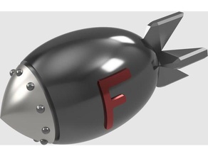 f bomba de cianuro y felicidad el f-bomb la 3d print model - Mito3D
