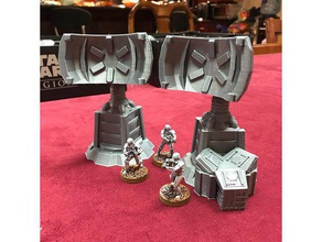 star wars legion terrain - comm tower toys & games miniatures scatter starwars model wargame wargames wargaming 3d print model - Mito3D