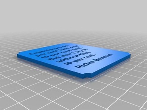 captaincy plaque signs & logos quote quotes 3d print model - Mito3D
