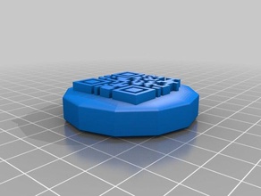 my qr maker coin ver 10 3d printing 3d print model - Mito3D