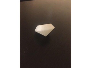 diamond & base flipped over models 3d print model - Mito3D
