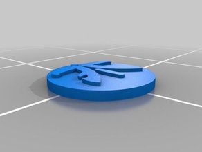 fnatic logo l'esport de jeu 3d print model - Mito3D