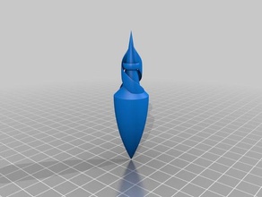 wanted style bullet 3d printing 3d print model - Mito3D