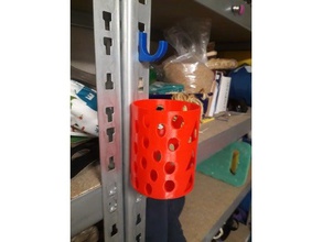 schwerlastregal zubeh r heavy duty shelf addon organization holder hook 3d print model - Mito3D