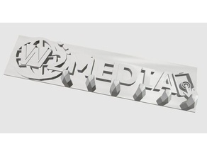 na parede titular da chave decoração chaves wallmount de montagem 3d print model - Mito3D