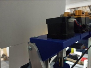 20-40 stepper motor mount 3d printer accessories 2040 extrusion steppermotor 3d print model - Mito3D