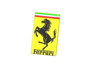 logo ferrari porte-clés les signes et logos 3d print model - Mito3D