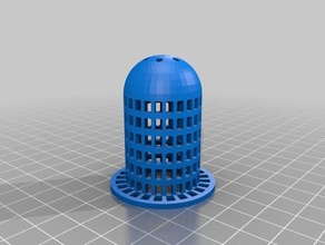 capelli filtro doccia spina bagno 3d print model - Mito3D
