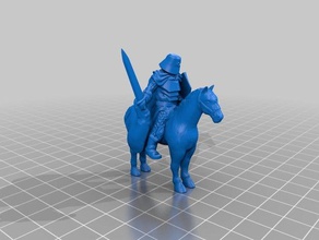 mounted knight games 3d print model - Mito3D