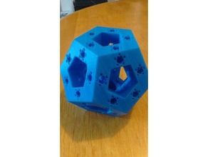 pentaflake math Dodekaeder menger menger-Schwamm sierpinski 3d print model - Mito3D