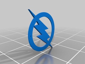flash logo 3d baskı 3d print model - Mito3D