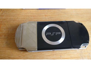 playstation portable battery cover Ersatz-Teile psp 3d print model - Mito3D