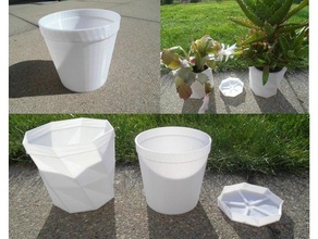 ekici vazo konteyner Fabrikası özelleştirilebilir mk2 açık ve bahçe customizer hortumu kapalı havada mobilya bitki saksılar bitkiler pot bahar kentsel 3d print model - Mito3D