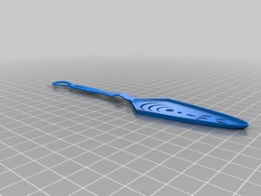 absinthe spoon - weeping pattern kitchen & dining 3d print model - Mito3D