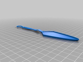 cuchara de absenta en blanco cocina y comedor 3d print model - Mito3D