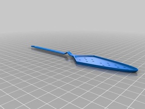 absinthe spoon - simpler perforations kitchen & dining 3d print model - Mito3D