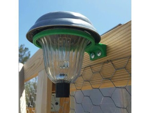 solar light mount outdoor & Garten Licht montieren solar-Licht 3d print model - Mito3D
