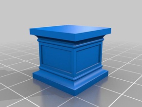 pedestal brinquedo & acessórios para jogos dnd miniatura de paisagem 3d print model - Mito3D