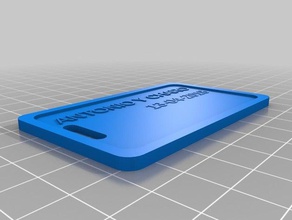 hola de los hogares personalizado 3d print model - Mito3D