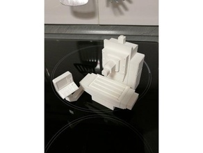 fresadora cnc La impresión en 3d máquina de fresado maquina herramienta mecanizado molienda torno 3d print model - Mito3D