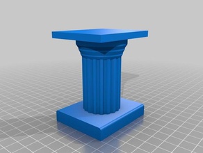 doric greek column buildings & structures 3d print model - Mito3D