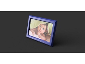 simple picture frame decor 3d print model - Mito3D