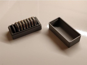 cr2032 coin battery holder mk3 containers cell fusion 360 useful 3d print model - Mito3D
