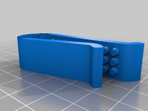 clip per aletta parasole automotive 3d print model - Mito3D