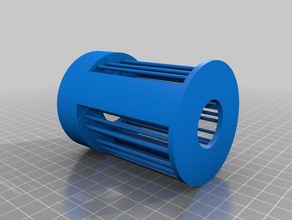 rocket motor mount-bt-80 size ballast containers engineering rockets tarc 3d print model - Mito3D