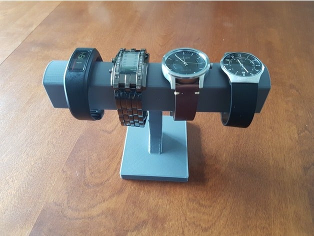 di base multi-guarda stand organizzazione pulito semplice smartwatch guarda 3D print model - Mito3D