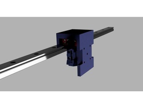 linear rail mount standard hevo hotend mounts 3d printer parts 3d print model - Mito3D