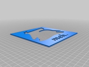 cheat Schablone Kunst-tools kundengebundene 3d print model - Mito3D