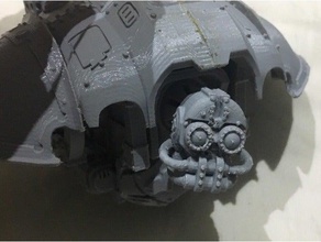 imperial knight ancient head warhammer toys & games 40k 30k 3d print model - Mito3D
