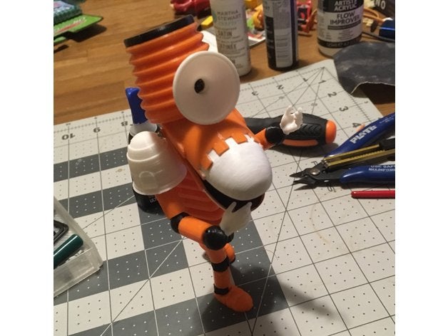 m waverly aksiyon figürü eklemli model robotlar mst3k 3D print model - Mito3D