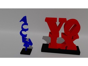 dis-moi dix mots esculturas 3d print model - Mito3D