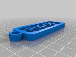 fudge keychains customized 3d print model - Mito3D