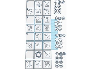 piecepack jeux jeu de plateau des société dessus table 3d print model - Mito3D