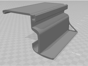 Stapler s4-Kopf-Lagerung der schiene Werkzeug-Halterungen & - Boxen extruder Halter mount rail s4storage stacker thomson 3d print model - Mito3D