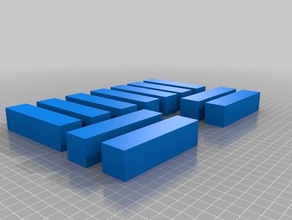 rube goldberg blocos bba A impressão 3d 3d print model - Mito3D